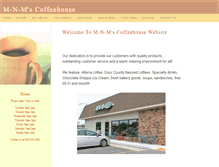 Tablet Screenshot of mnmcoffeehouse.com
